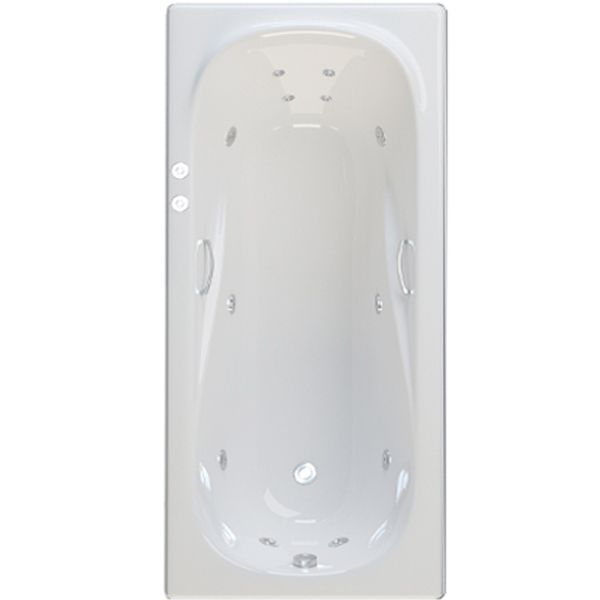 Ванна акрилова Riva Carlo 170x75 см Hydro